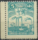 ESPAÑA 1936/37 ASTURIAS Y LEON EDIFIL 4 ** MNH 5 CENTIMOS AZUL CLARO - Asturien & Léon