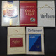 Lote 5 Cajas De Cigarrillos Cigarette Box Vacías - Origen: Argentina - Contenitori Di Tabacco (vuoti)