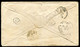 Z3494 SPAGNA 1871 Lettera Affrancata Con Allegoria Spagna 200m., Da San Sebastian Per Genova, Annulli Di Transito E Di A - Covers & Documents