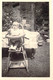 CPA - PHOTOGRAPHIE - 8.5*5.5 Cm - Petit Garçon Dans Sa Chaise Haute à Esquinoy 18 06 1950 - Photographie