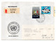 ONU--Nations Unies Genève --1988--Lettre Recommandée Pour ROPPE-90 (France)..composition De Timbres - UNO
