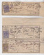 TB 3692 - LE MANS 1890 / 92 - Petit Lot De Timbres Fiscaux Sur Reçus : Asile D'Aliénés De La Sarthe - Melle GRANDGUILLOT - Lettres & Documents