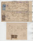 TB 3692 - LE MANS 1890 / 92 - Petit Lot De Timbres Fiscaux Sur Reçus : Asile D'Aliénés De La Sarthe - Melle GRANDGUILLOT - Lettres & Documents