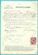 PRESTATION DE SERMENT Met Fiscale Zegel Stempel BRAINE-L'ALLEUD Op 11/5/1934 - Documentos