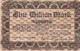 Billet De Necessité Allemand  - Eine Million Mark  Provinz Birkenfeld   1923 - 1 Miljoen Mark