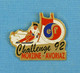 1 PIN'S // ** E.S.F. / ÉCOLE DU SKI FRANÇAIS / CHALLENGE '92 / MORZINE-AVORIAZ ** . (Charly Pin's) - Sports D'hiver