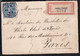Un Timbre 100 Reis  Portugal   Lisboa  Sur Un Devant D'enveloppe  Destination  En R Année 1898 - Frankeermachines (EMA)