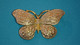 BROCHE PAPILLON PLAQUE OR MARQUE FREDERIC M TAILLE 5.5 CM LARGEUR 3 CM HAUTEUR - Broches