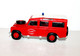 SOLIDO - LAND ROVER 109 - CAMION POMPIER - 1/43, CENTRE DE SECOURS N°3 ST TROPEZ, AUTOMOBILE MINIATURE ANCIENNE (2811.4) - Autocarri, Autobus E Costruzione