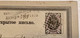 1878 TIFLISKAYA STANITZA Triangle Numeral On Postcard Formular Russia1866 5k (Tbilisskaya Krasnodar North Caucasus Cover - Lettres & Documents