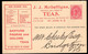 CANADA(1907) Teas. Postal Card With Printed Ad On Front And Printed Message On Back For J.J. McGaffin Teas. - 1903-1954 De Koningen