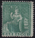 Basbados  .    SG   .  17  (2 Scans)    .   No Wmk  .  1861     .     (*)     .   Without Gum - Barbades (...-1966)