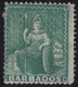 Basbados  .    SG   .  17  (2 Scans)    .   No Wmk  .  1861     .     (*)     .   Without Gum - Barbados (...-1966)