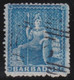 Basbados  .    SG   .  19  (2 Scans)     .   No Wmk  .  1861       .     O     .    Cancellation 2 - Christ Church - Barbados (...-1966)