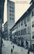 AREZZO - CARTOLINA FP SPEDITA NEL 1924 - CORSO VITTORIO EMANUELE CON VEDUTA DEL CAMPANILE DI .SANTA MARIA DELLA PIEVE - Arezzo