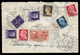 1939 REGNO D'ITALIA  REGISTERED ESPRESSO AIRMAIL LETTER TO HAMBURG, GERMANY Sass. 245,247(2),251(2),253, PA 14, PE 16 - Poste Exprèsse