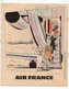 Cahier De Coloriage Air France Caravelle Soit 8 Pages Déjà Coloriées - Illustrations Pierre Probst De 1959 - Autres & Non Classés