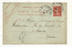 Entier Postal Sur Carte Postale, PARIS 33 ,BD DE L'HOPITAL Pour AUXERRE ,1909,  2 Scans - Standard Postcards & Stamped On Demand (before 1995)