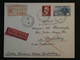 C FRANCE TRES  BELLE LETTRE RRR 1930  LIAISON AERIENNE  ISTRES A PONDICHERY INDES ++++ ORPHELIN N° 232   CA N° 255  ++++ - 1927-1959 Lettres & Documents