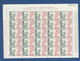 1976 ESPAÑA/ESPAGNE—CASALS Y FALLA 2025/26 En Feuilles Complètes ** SPAIN 2018/19 Sheets Of 25 MNH Stamps. Ed. 2379/80 - Full Sheets