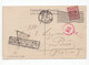 18873 " GRAND HOTEL SUISSE TERMINUS-TURIN "TIMBRO POSTA ESTERA VERIFICATO PER CENSURA-CART POST.SPED.1917 - Wirtschaften, Hotels & Restaurants