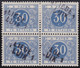 Belgie  .   OBP    .    TX 15A   .  Blok 4 Zegels  (2 Scans)    .     */**       .   Ongebruikt En Postfris - Timbres