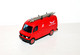 SOLIDO - MERCEDES 407 D N°2131 09.90 - CAMION SAPEURS POMPIERS PLONGEURS - 1/50, VOITURE AUTOMOBILE MINIATURE (2811.12) - Vrachtwagens, Bus En Werken