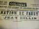 Affichette /  Concerts COLONNE / Palais De Chaillot /Académies De Paris/La Damnation De FAUST/Vers 1945-1955     AFF51 - Posters