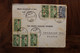 1940 Alep Aleppo Syrie Syria France Levant Cover Coarraze - Brieven En Documenten