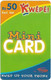 Mauritius - Emtel - Kwépé! - Mini Card, GSM Refill 50MRs, Used - Mauritius