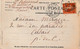 FRANCE - CARTE BENEFICIANT DE LA FRANCHISE POSTALE MAIS FRANCHISE MILITAIRE PLUS AFFRANCHISEMENT 1915 - Lettres & Documents