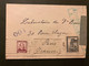 LETTRE Pour La FRANCE TP 1 P + 25c OBL.MEC.5 AGO 37 + REPUBLICA ESPANOLA CENSURA - Nationalists Censor Marks