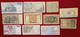 11  Billets   Italie - Italien   - Billet - Autres & Non Classés