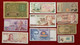 10  Billets  Divers Etranger     - Billet - Other & Unclassified