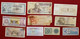 10  Billets  Divers Etranger     - Billet - Other & Unclassified