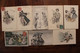 AK 1900's Lot De 8 CPA Femmes élégantes Couple Heureuse Année Illustrateur M M VIENNE Litho Voyagées Autriche Suisse - Vienne