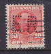 Denmark Perfin Perforé Lochung (E23) 'E.R.' Ernæringsrådet (The Nutrition Council), København Fr. VIII. Stamp (2 Scans) - Variedades Y Curiosidades