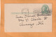 United States 1933 Card Mailed - 1921-40