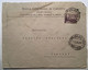 "ASMARA ERITREA 1924"  Sa.39a Michetti 50c Violetto Scuro Cover Banca Coloniale>Sassari (lettera Lettre Erythrée - Erythrée