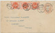 GB 1896 QV 1d Pink Superb Used Postal Stationery Envelope Size E Uprated With Jubilee ½d Orange (3x) Tied By Duplex - Lettres & Documents