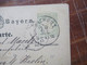 Delcampe - AD Bayern 1874 Ganzsache P1  I (4 Stück) Verschiedene Stempel / Farbnuancen! - Postal  Stationery