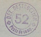 Det. Destruction, Poste De Camp. - Postmarks