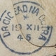 IRELAND 1945,REGISTER STATIONERY COVER USED TO INDIA,DROICHEAD NA DOTRA, GRANT ROAD BOMBAY CITY CANCEL. - Lettres & Documents