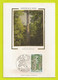 03 Montluçon Forêt De Tronçais Protection De La Nature Carte Philatélique FDC Soie 19 Juin 1976 VOIR DOS - Montlucon