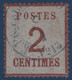 FRANCE Alsace Lorraine Occupation N°2 2c Oblit Allemande Rectangulaire " K PF Feldpost RELAIS N°13 "bleue ! Signé Calves - Used Stamps