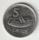 FIJI 1992: 5 Cents, KM 51a - Fiji