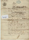 VP21.148 - FONTAINE CHALENDRAY - Acte De 1855 - Vente De Terre Sise à NERE Par Mr CORBIGNE à Mr BARBAUD - Manuscrits
