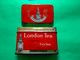 Delcampe - ! - ITALIA -SCATOLA DI LATTA ORIGINALE D'EPOCA LONDON TEA 25 GR - Supplies And Equipment