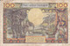 BILLETE DE ETATS AFRIQUE EQUATORIALE DE 100 FRANCS DEL AÑO 1963 (ELEFANTE-ELEPHANT) - Central African States