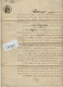 VP21.152 - NERE - Acte De 1857 - Echange De Terre Entre Mr BAFFERON & Mme BARBAUD - SALLE - Manuscrits